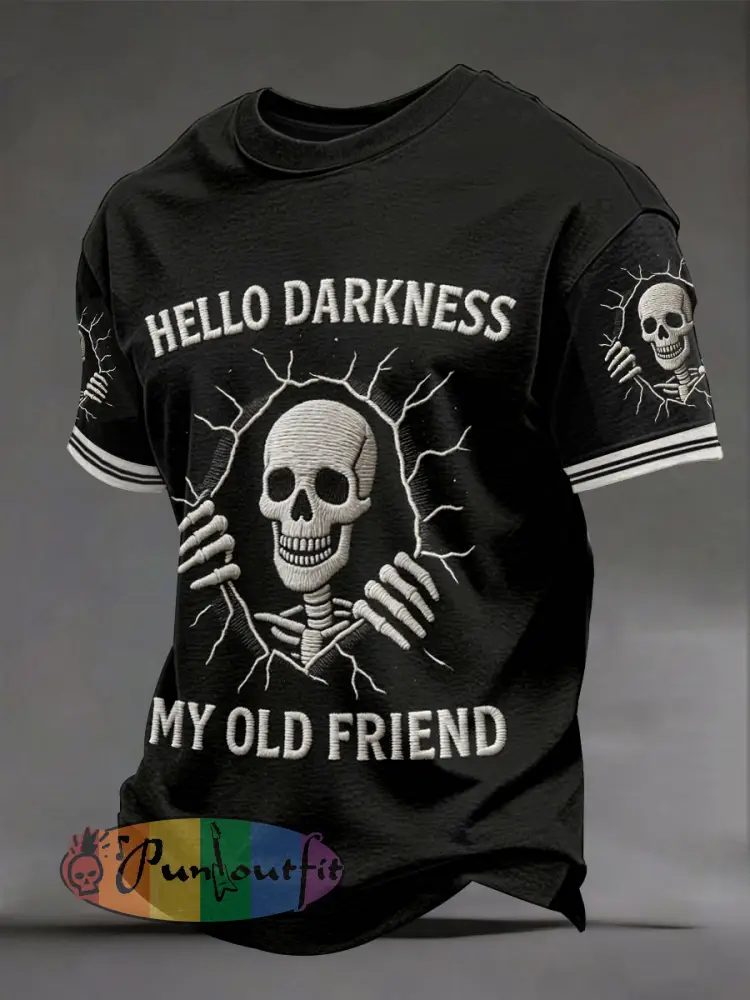 Men’s ’hello darkness my old friend’ T-shirts