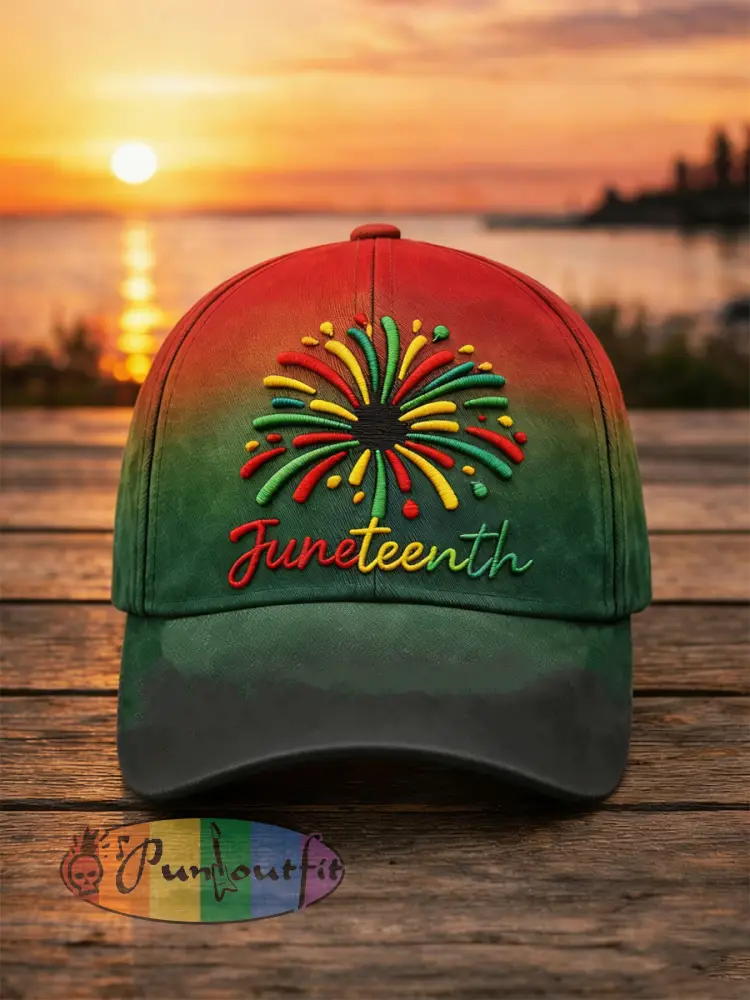 Unisex Juneteenth Commemorative Print Hat