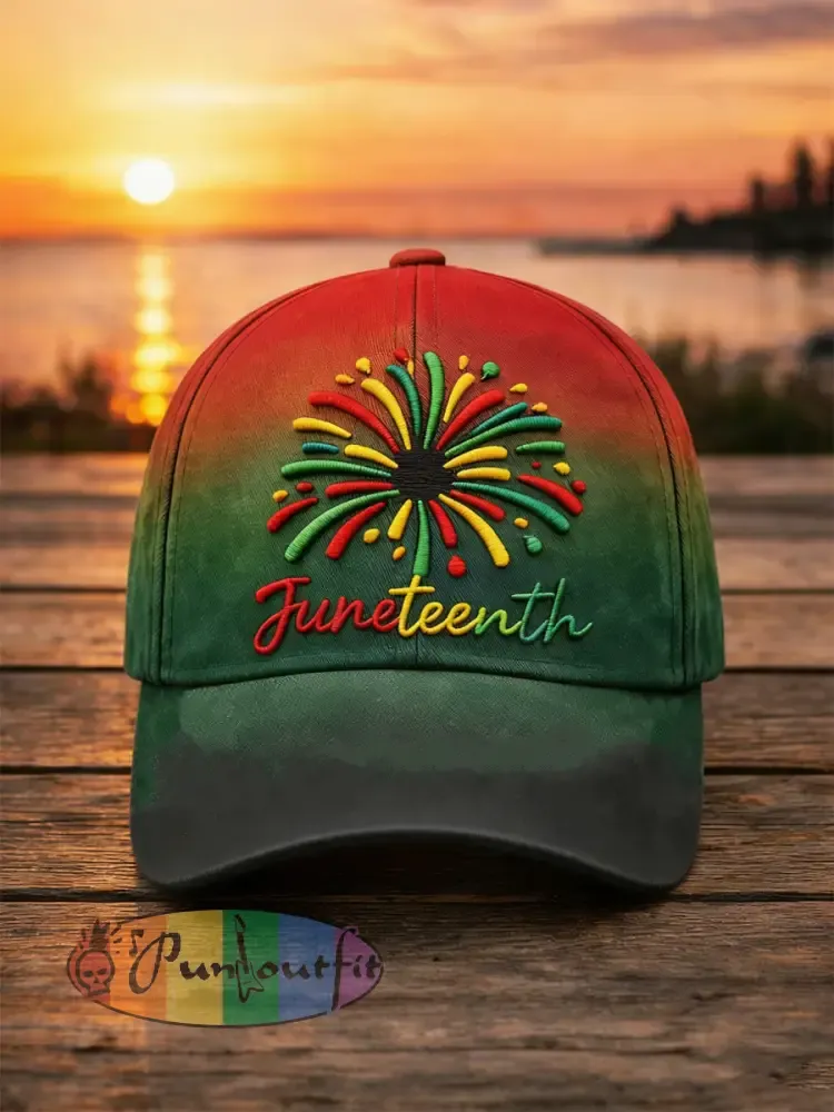 Unisex Juneteenth Commemorative Print Hat