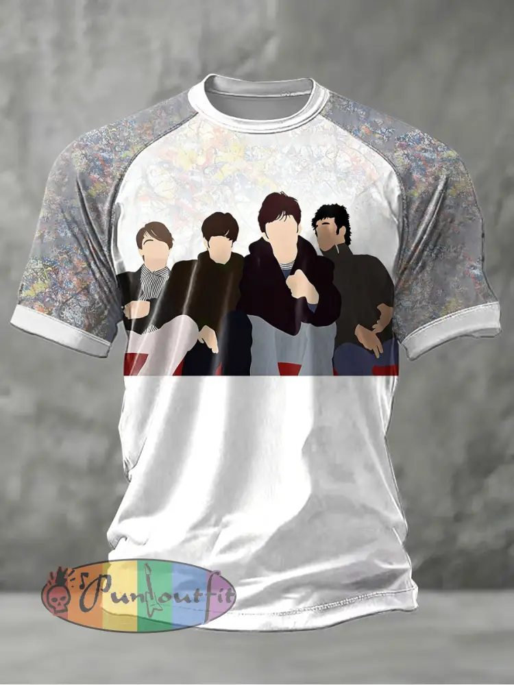 Men’s Lemon Roses Music Lover Printed short sleeve t-shirt