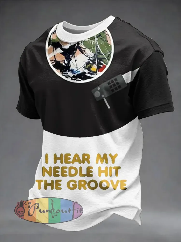 Men’s Lemon Roses Music Lover Printed short sleeves t-shirt
