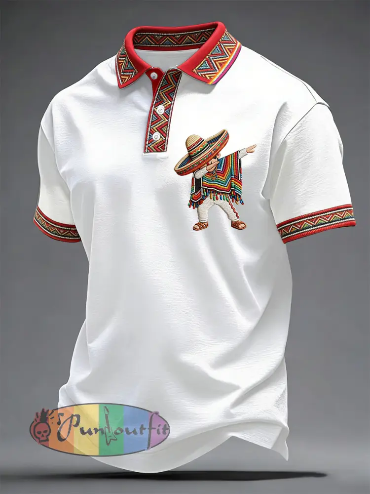 Men’s Cinco de Mayo Printed Casual Shirt