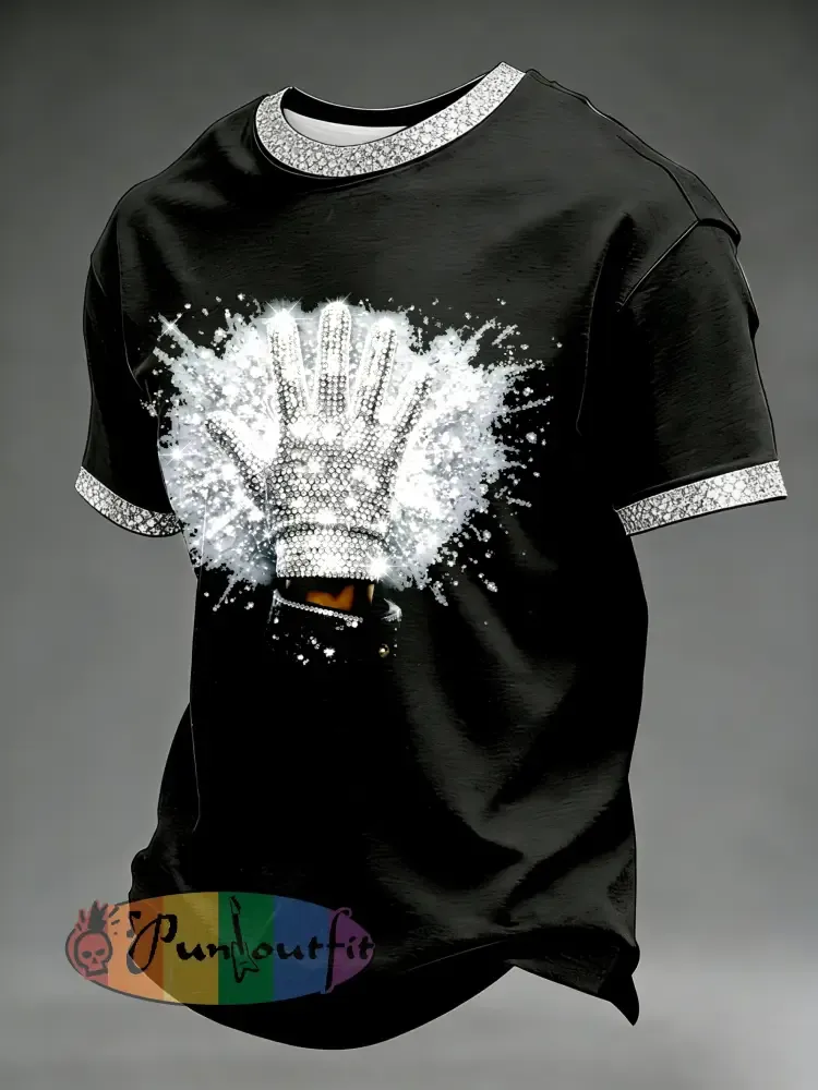 Men’s Pop Music Inspired Casual T-shirt