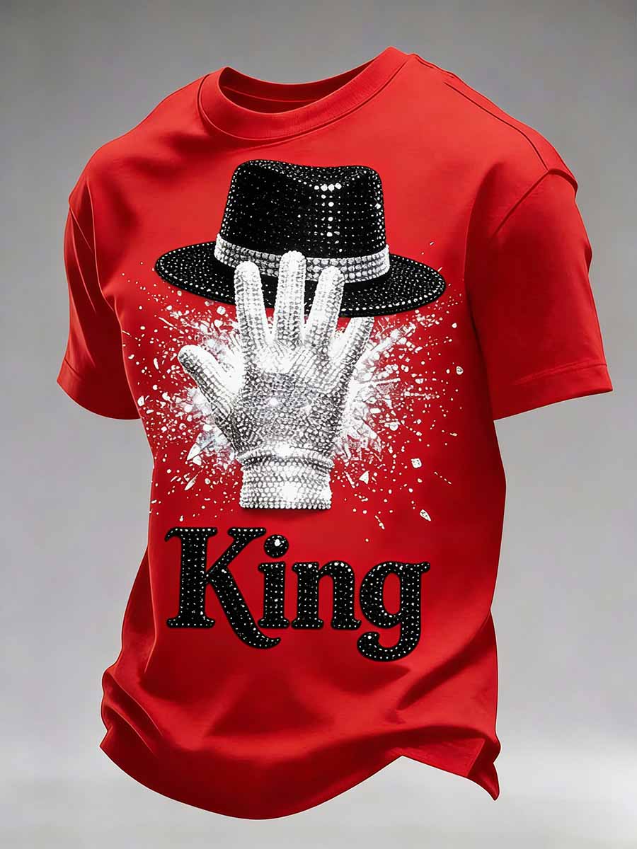 Men's Vintage Commemorative Printed T-Shirt