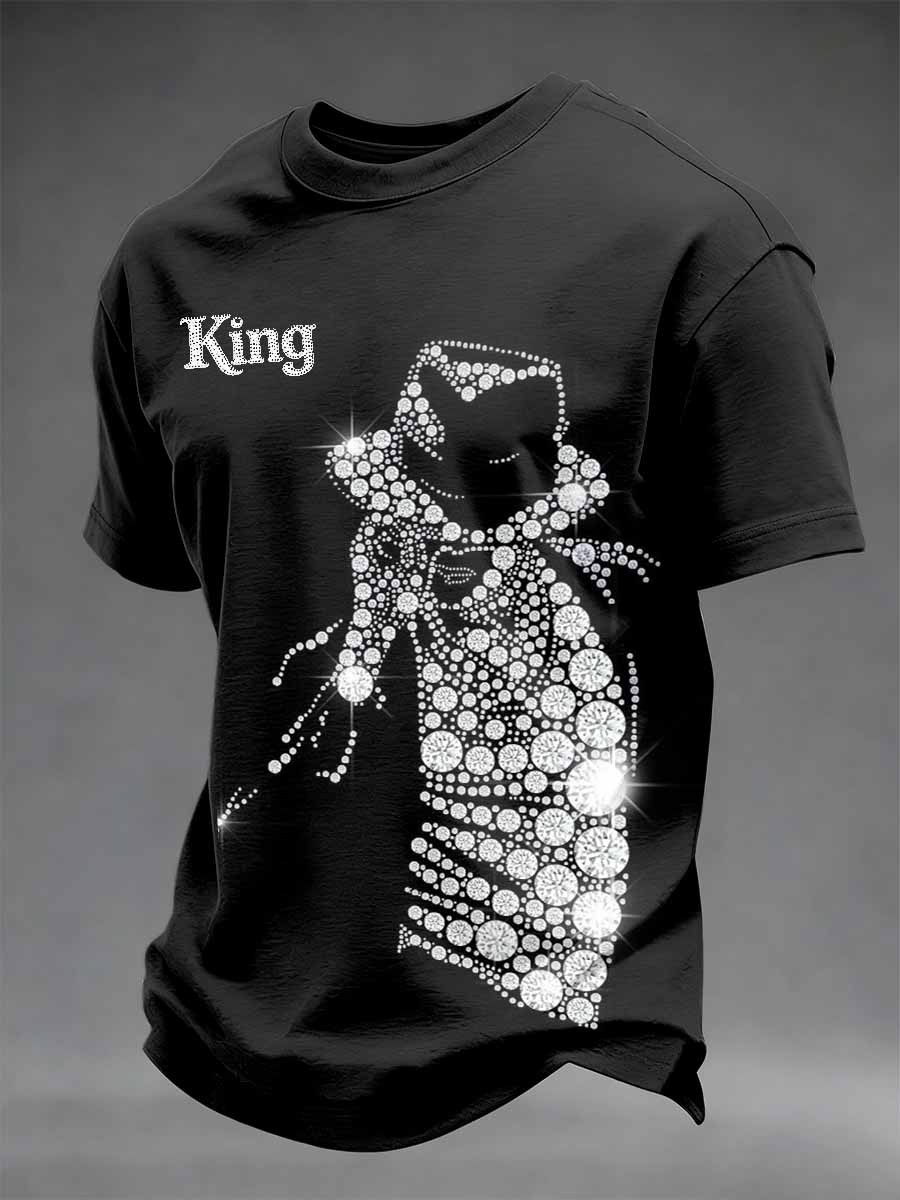 Men's Vintage Commemorative Printed T-Shirt