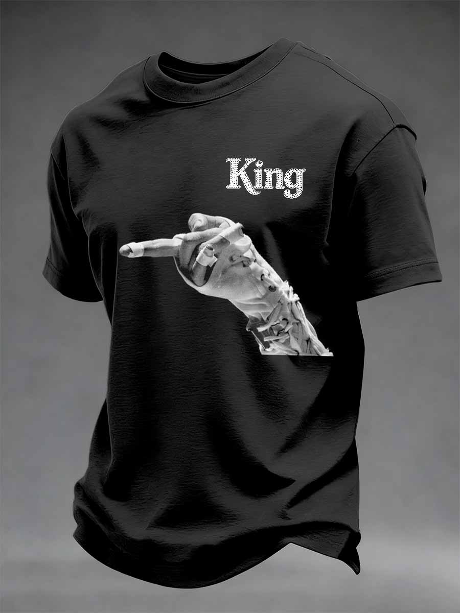 Men's Vintage Commemorative Printed T-Shirt