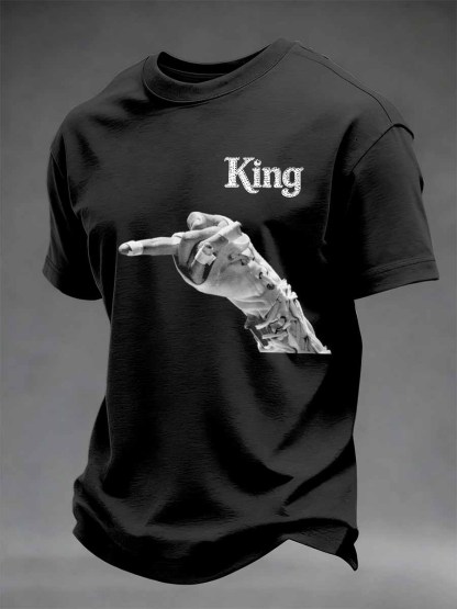 Men's Vintage Commemorative Printed T-Shirt