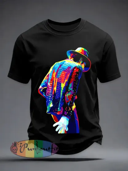 Men’s Pop Music Inspired Casual T-shirt