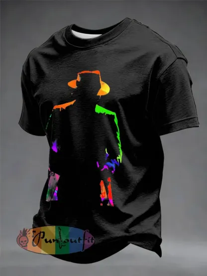 Men’s Pop Music Inspired Casual T-shirt