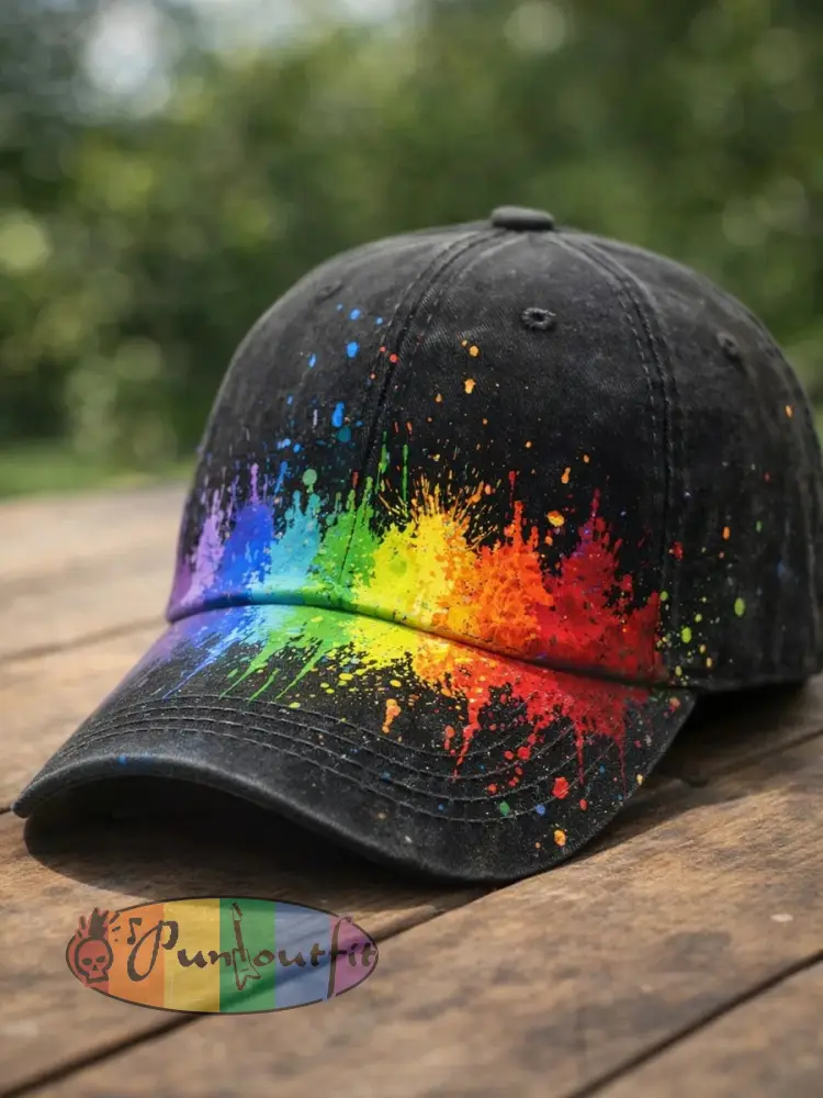Rainbow Pride Month LGBT Art Print Hat - As picture · ONE