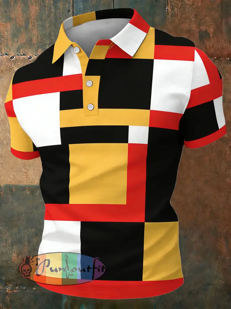 Men’s Black Juneteenth polo shirt