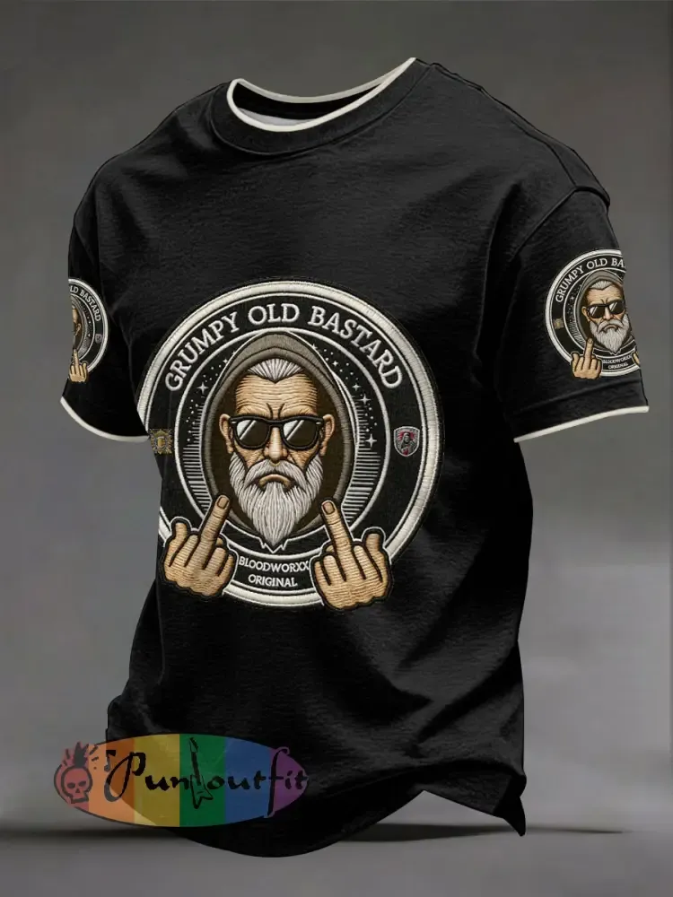 Men’s ’grumpy old bastard’ T-shirts