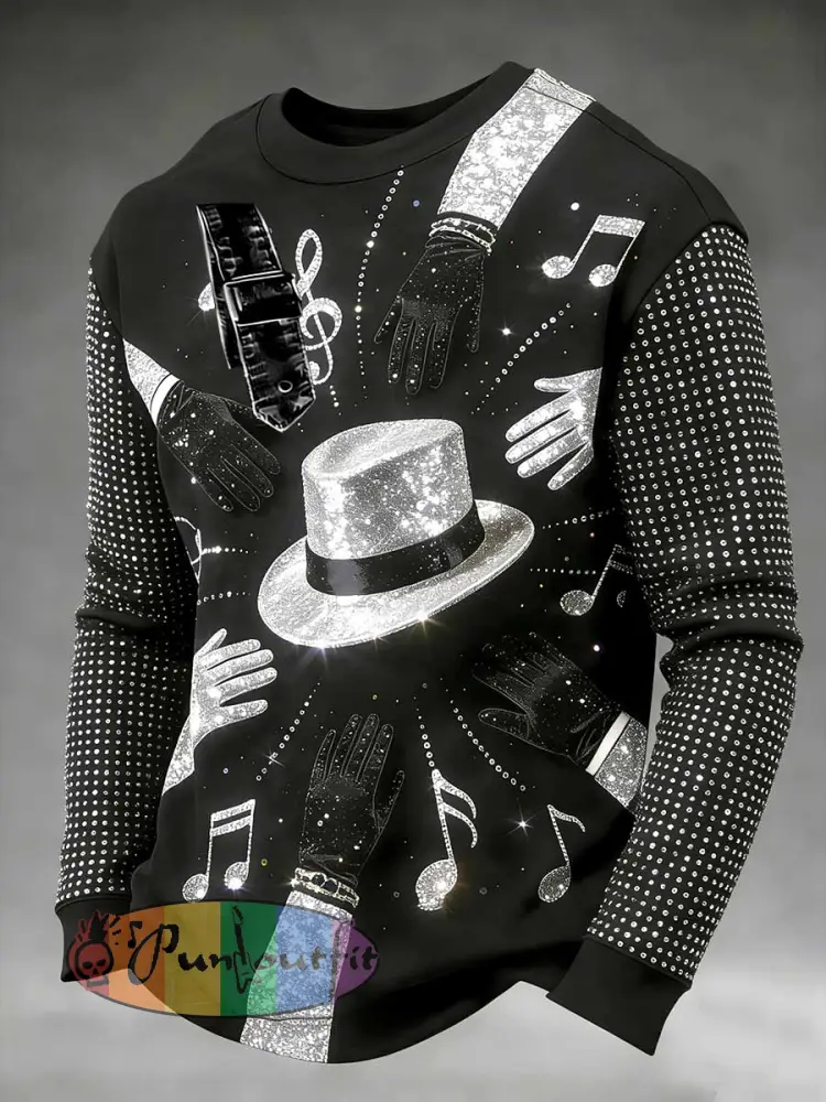 Men's Vintage Commemorative Printed Sweatshirt
