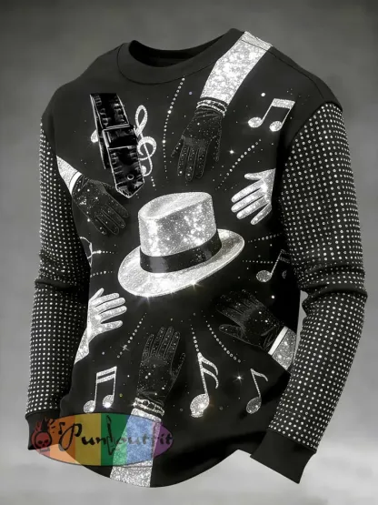 Men's Vintage Commemorative Printed Sweatshirt
