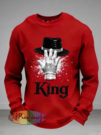 Men's Vintage Commemorative Printed Sweatshirt