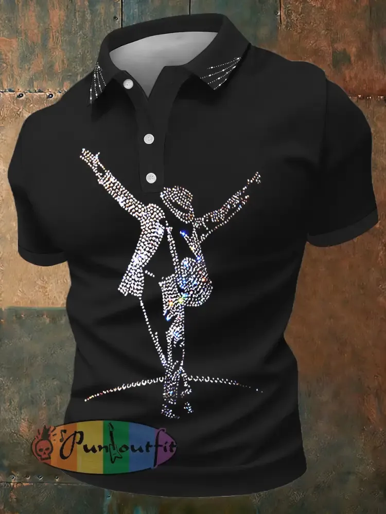 Men’s Pop Music Figure Shirt