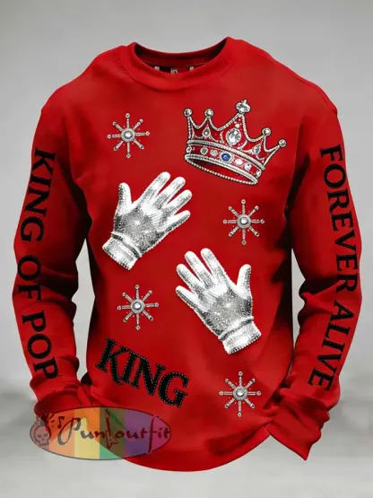 Men's Vintage Commemorative Printed Sweatshirt
