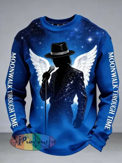 Men's Vintage Commemorative Printed Sweatshirt