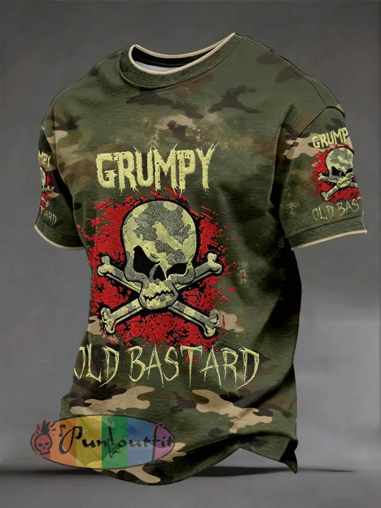 Men’s ’grumpy old bastard’ T-shirts