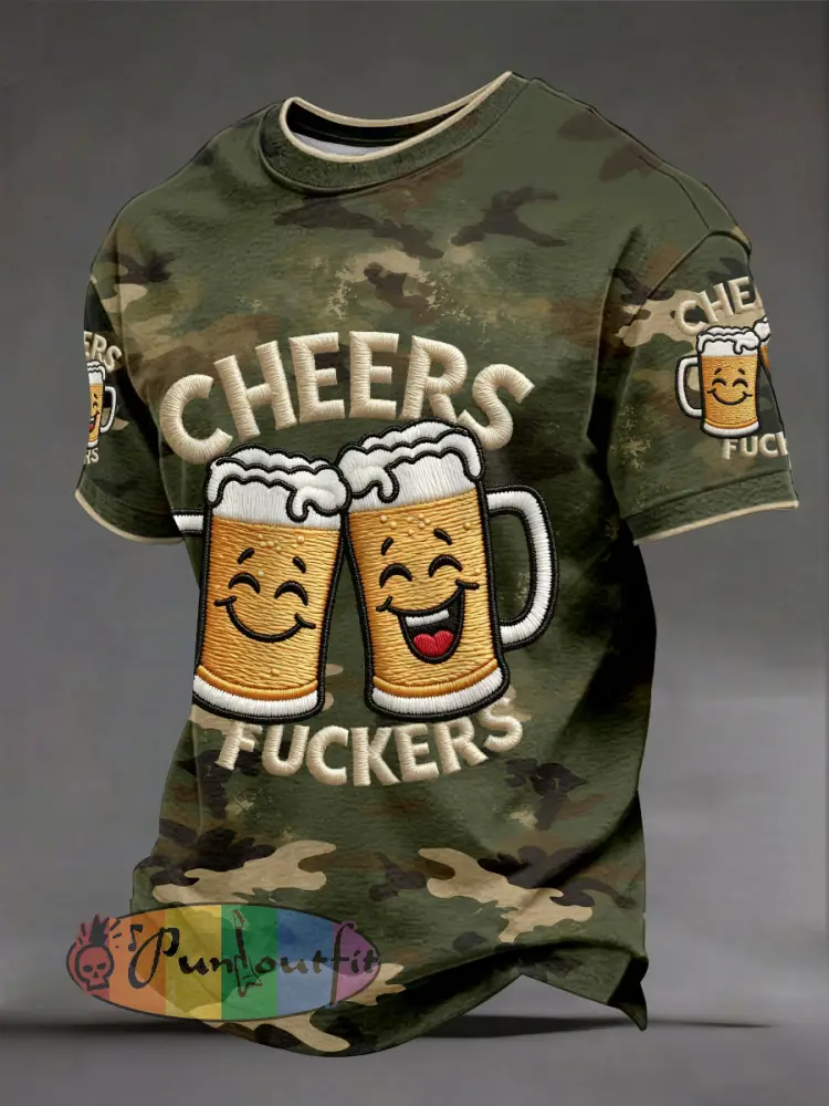 Men’s ’Cheers fuckers’ T-shirts