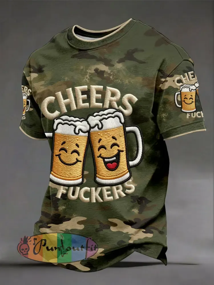Men’s ’Cheers fuckers’ T-shirts