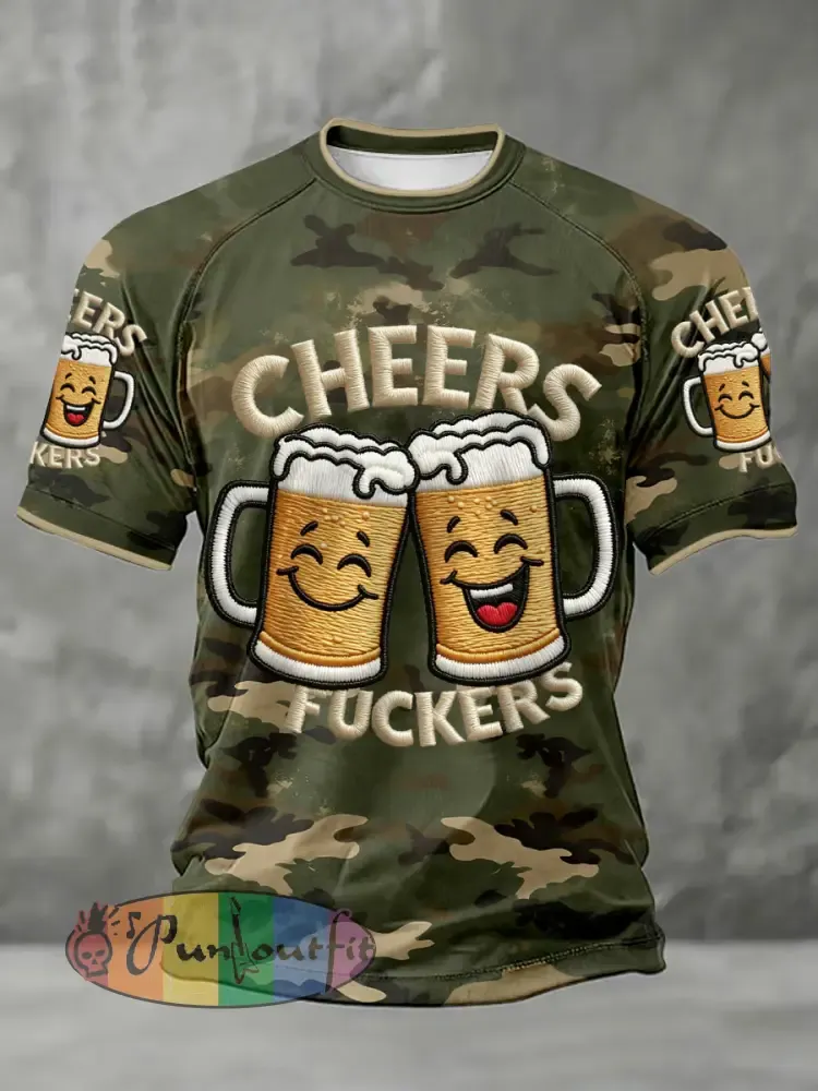 Men’s ’Cheers fuckers’ T-shirts