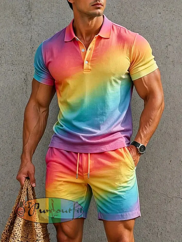 Men’s Pride Month Casual Set