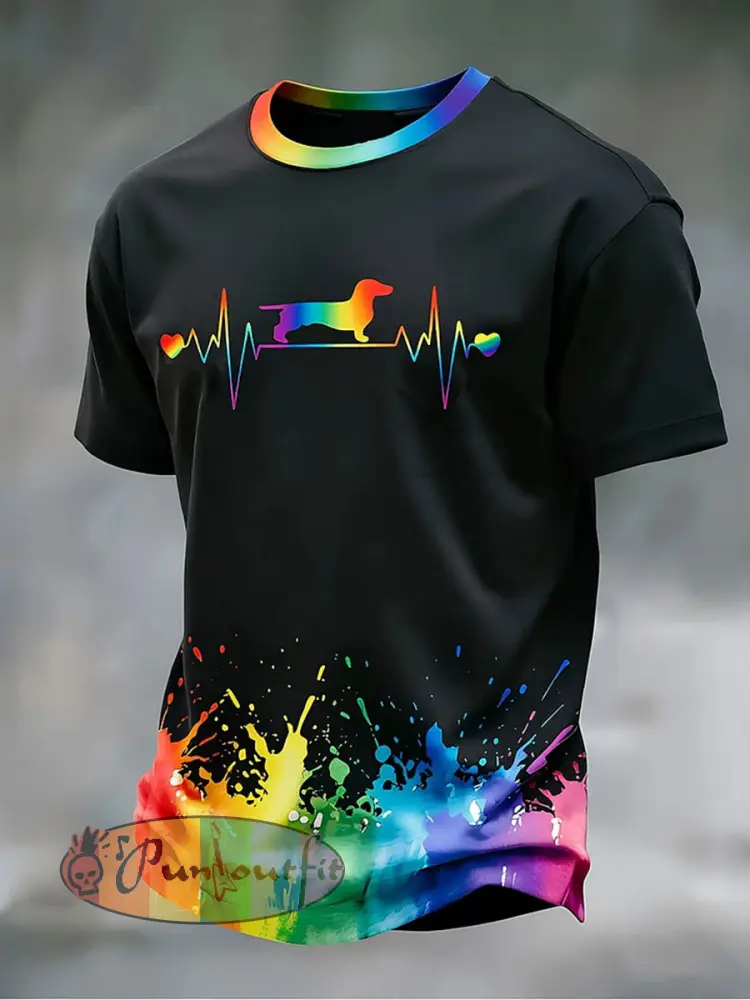 Men’s Pride Print Casual T-shirt