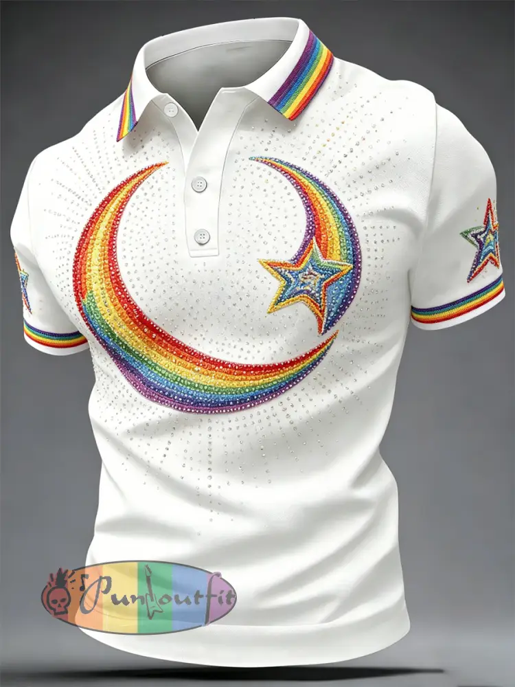 Men’s Pride Month Print Casual Top