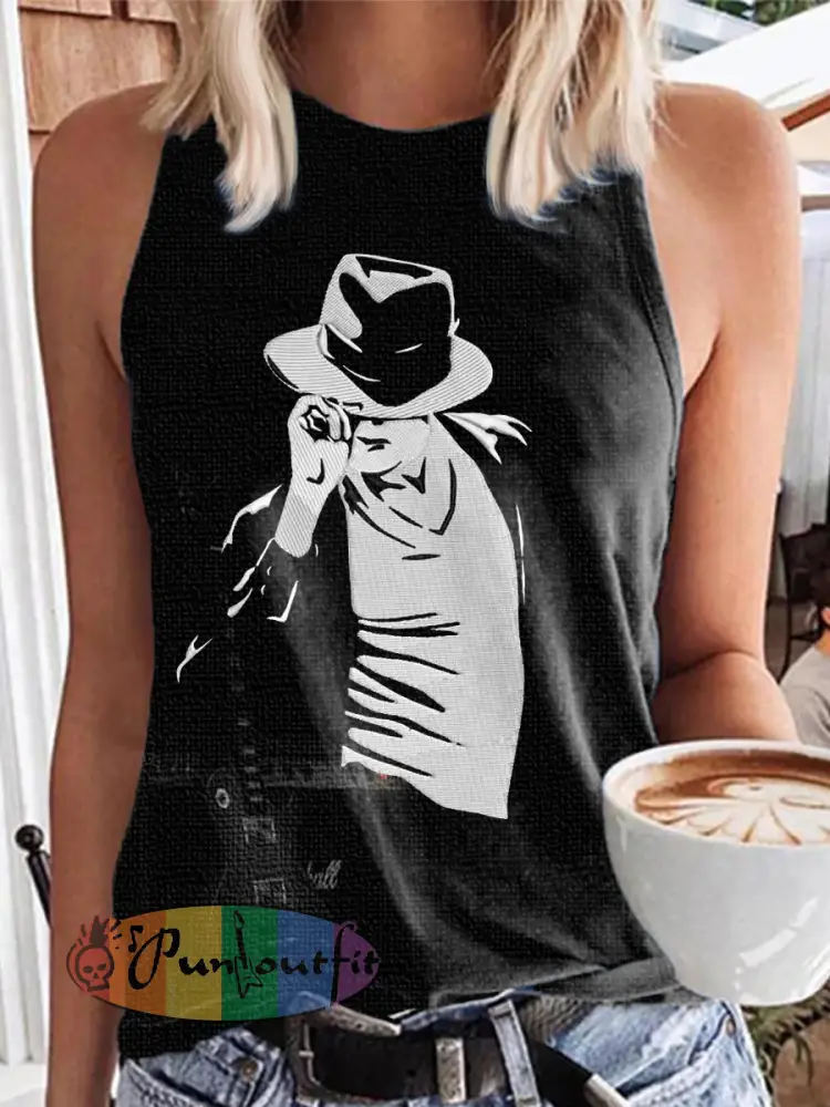 Women’s Pop Music Inspired Vest Top