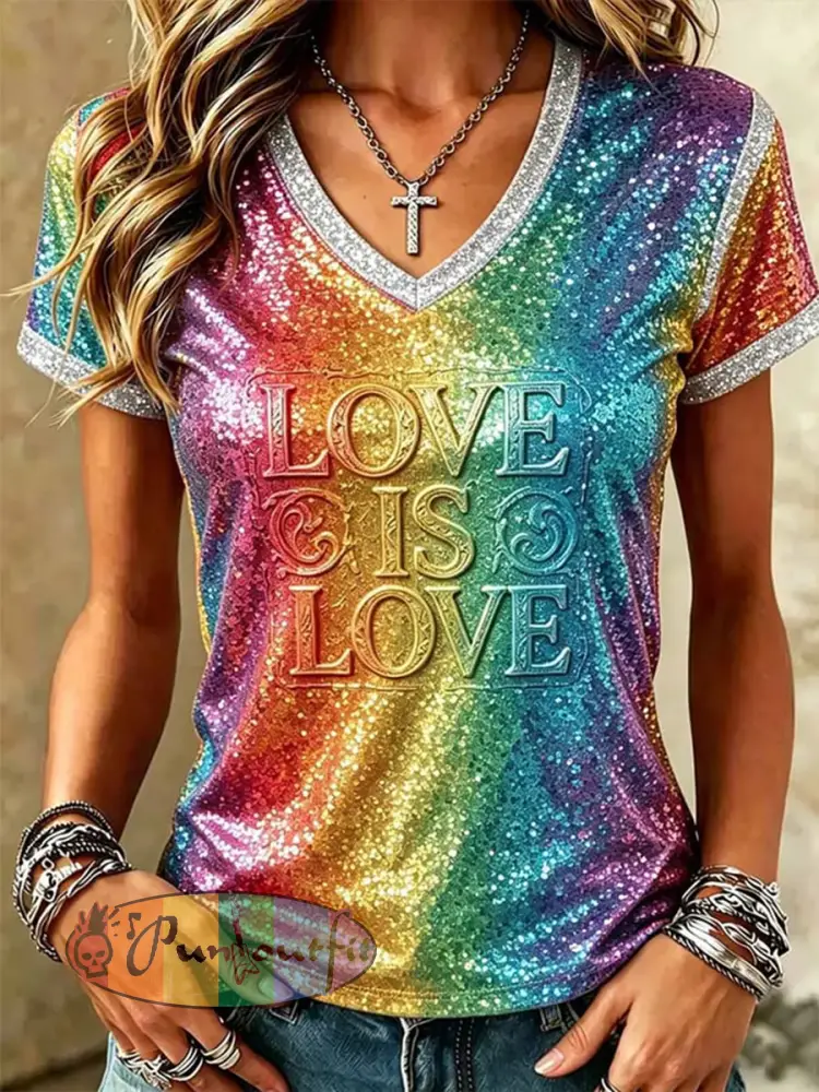 Women’s Love Is Love Short-sleeved T-shirt