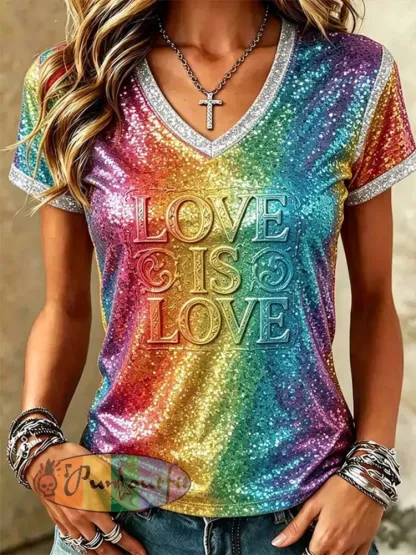 Women’s Love Is Love Short-sleeved T-shirt