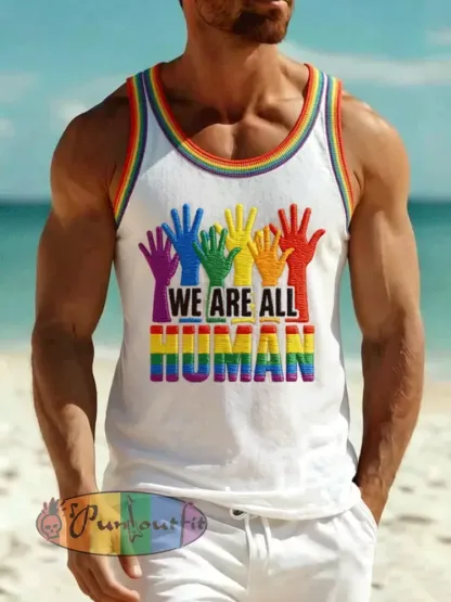 Men’s We Are All Human Vests