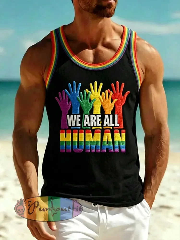 Men’s We Are All Human Vests