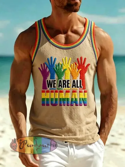 Men’s We Are All Human Vests