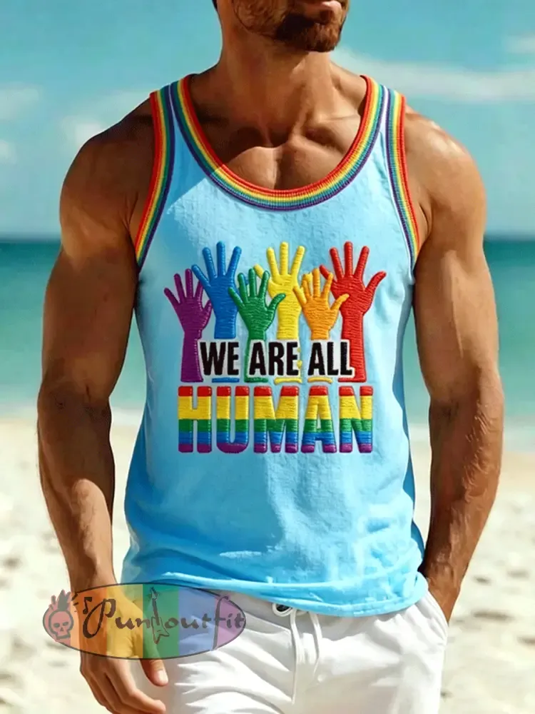 Men’s We Are All Human Vests