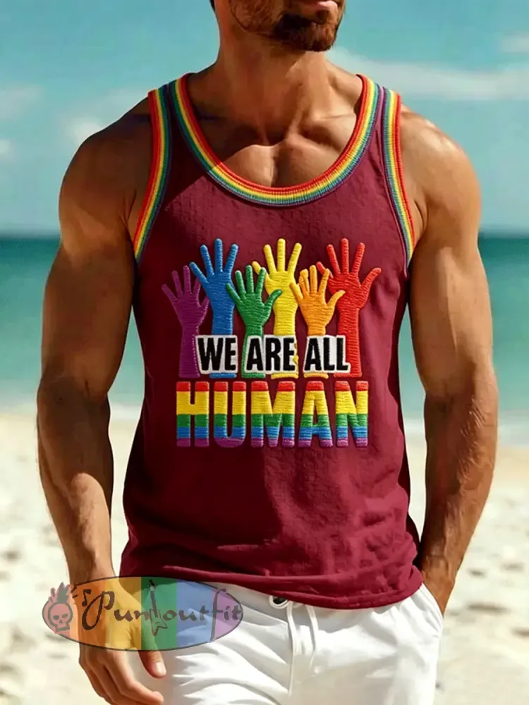 Men’s We Are All Human Vests