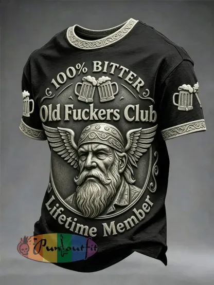 Men’s ’100% Bitter Old Fuckers Club’ T-shirts
