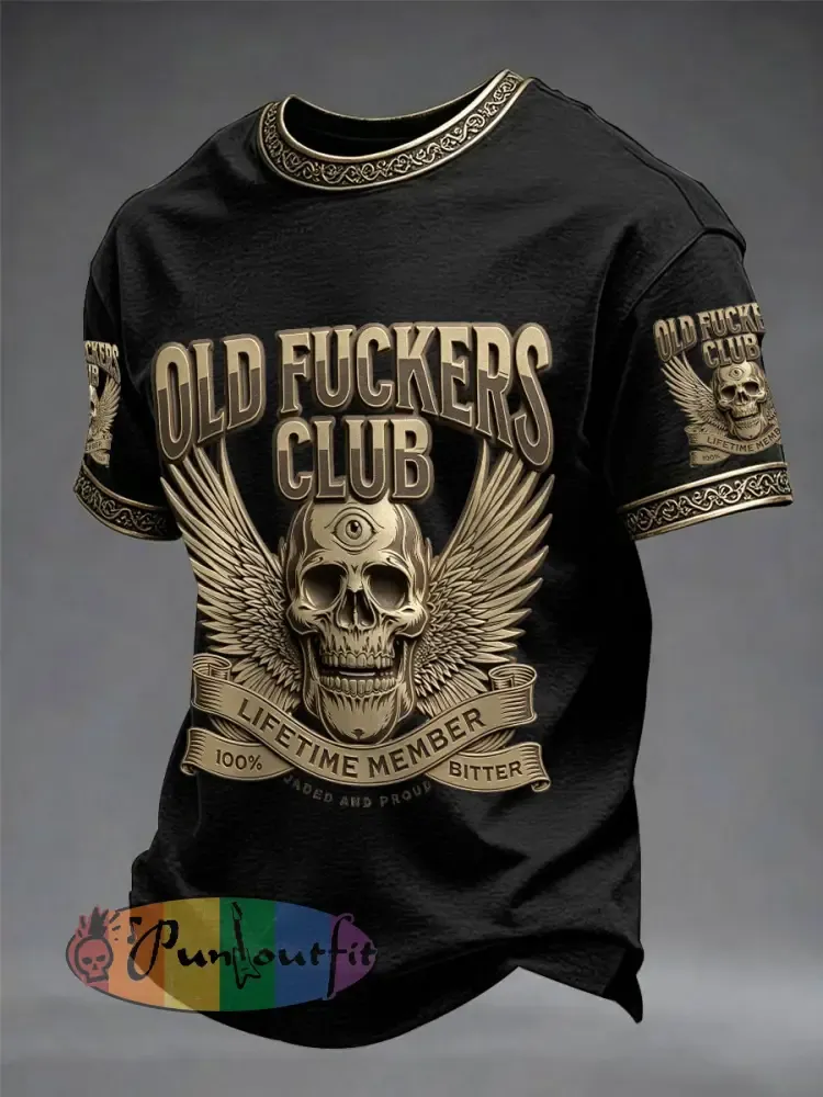 Men’s ’old fuckers club’ T-shirts