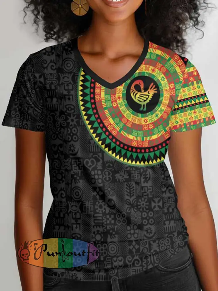 Women’s Sankofa Bird Short-sleeved T-shirt