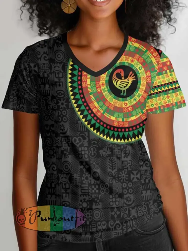 Women’s Sankofa Bird Short-sleeved T-shirt