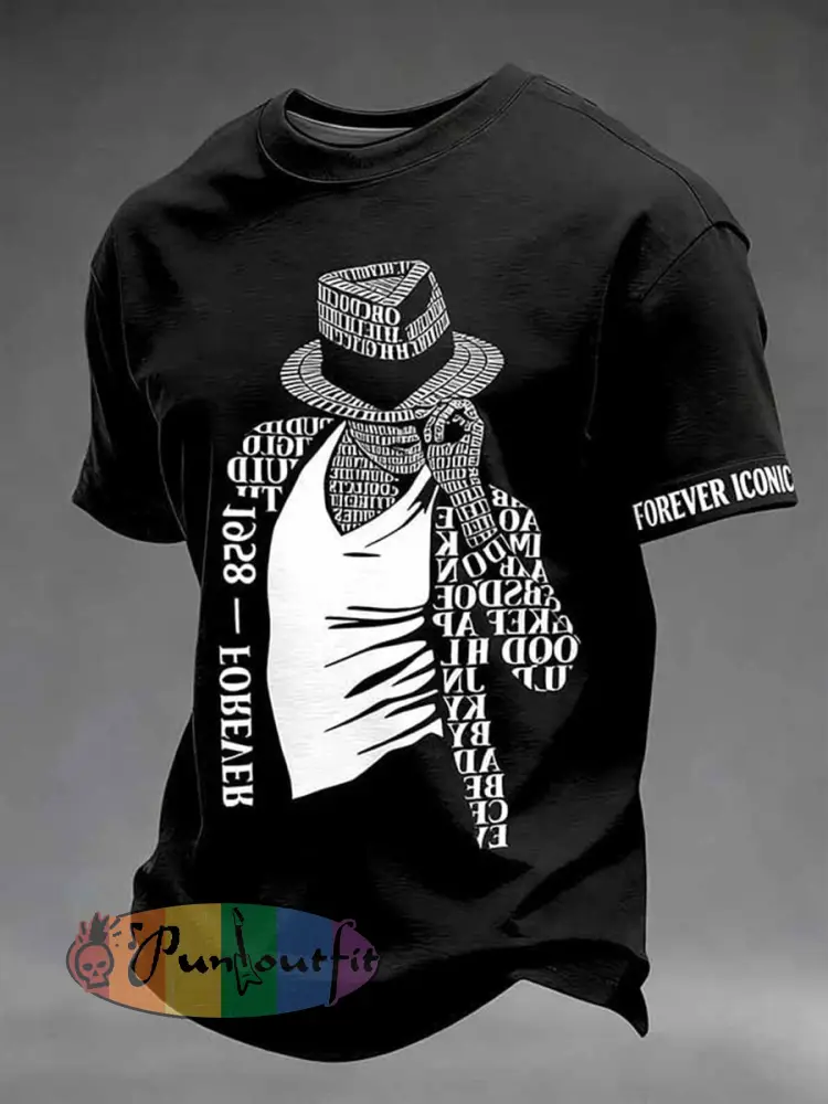 Men’s Pop Music Inspired short sleeves t-shirt