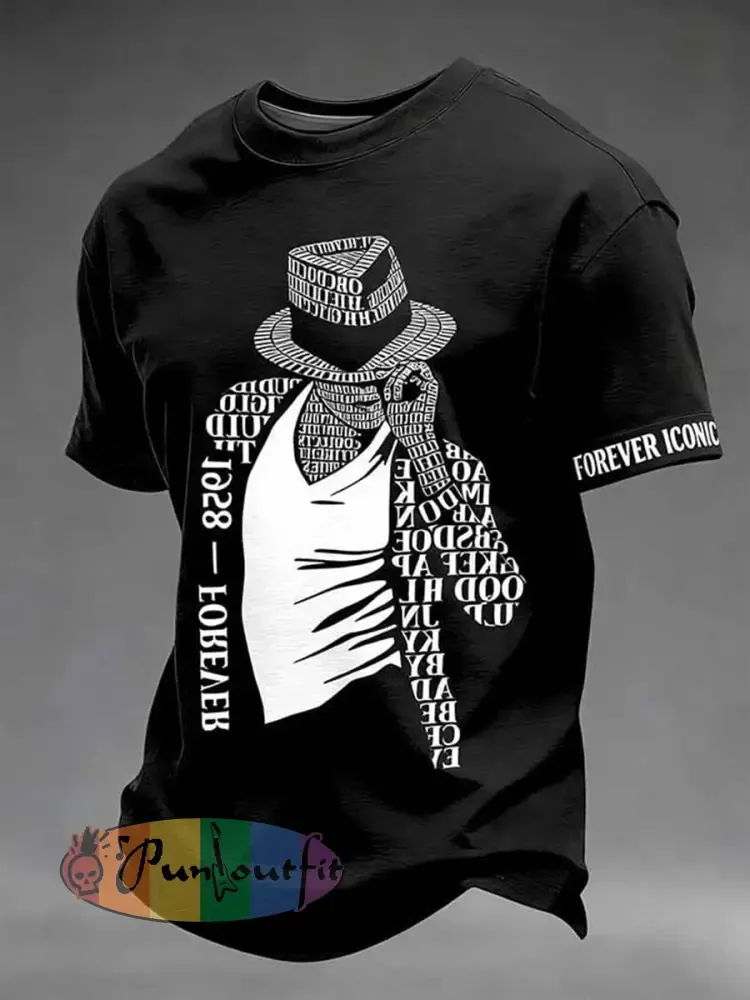 Men’s Pop Music Inspired short sleeves t-shirt