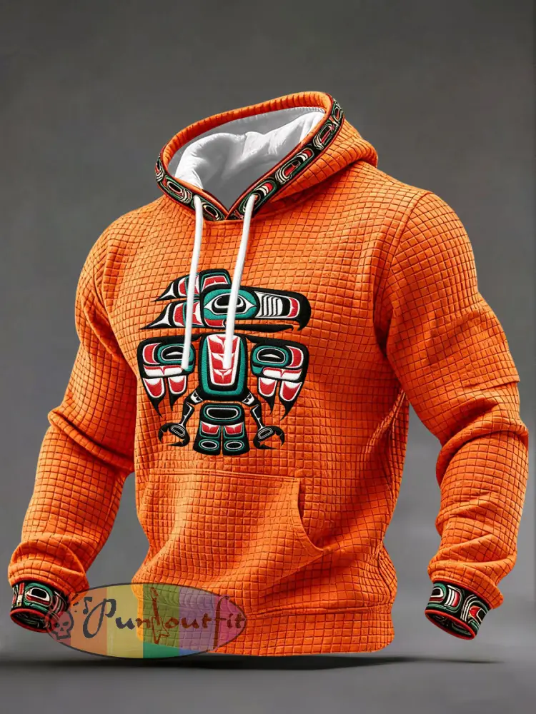 Men’s Indigenous Art Casual Hoodie