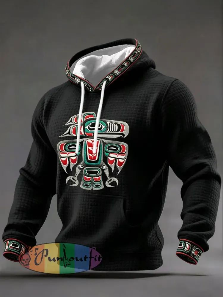 Men’s Indigenous Art Casual Hoodie