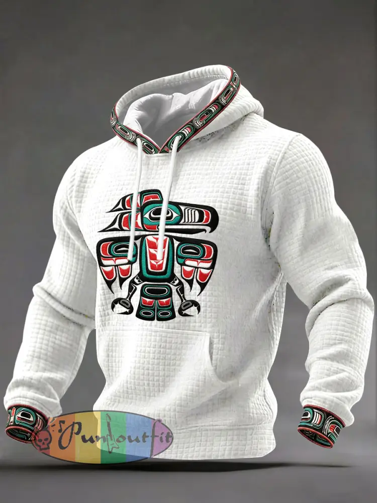 Men’s Indigenous Art Casual Hoodie