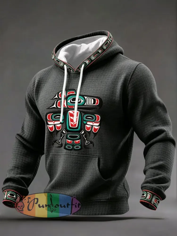 Men’s Indigenous Art Casual Hoodie