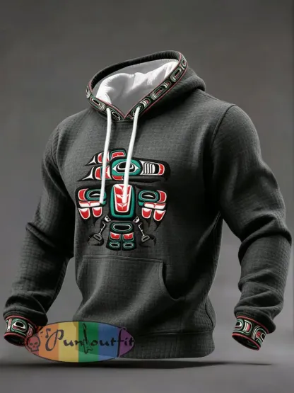 Men’s Indigenous Art Casual Hoodie