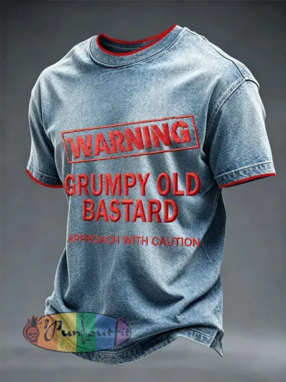 Men’s ’grumpy old bastard’ T-shirts