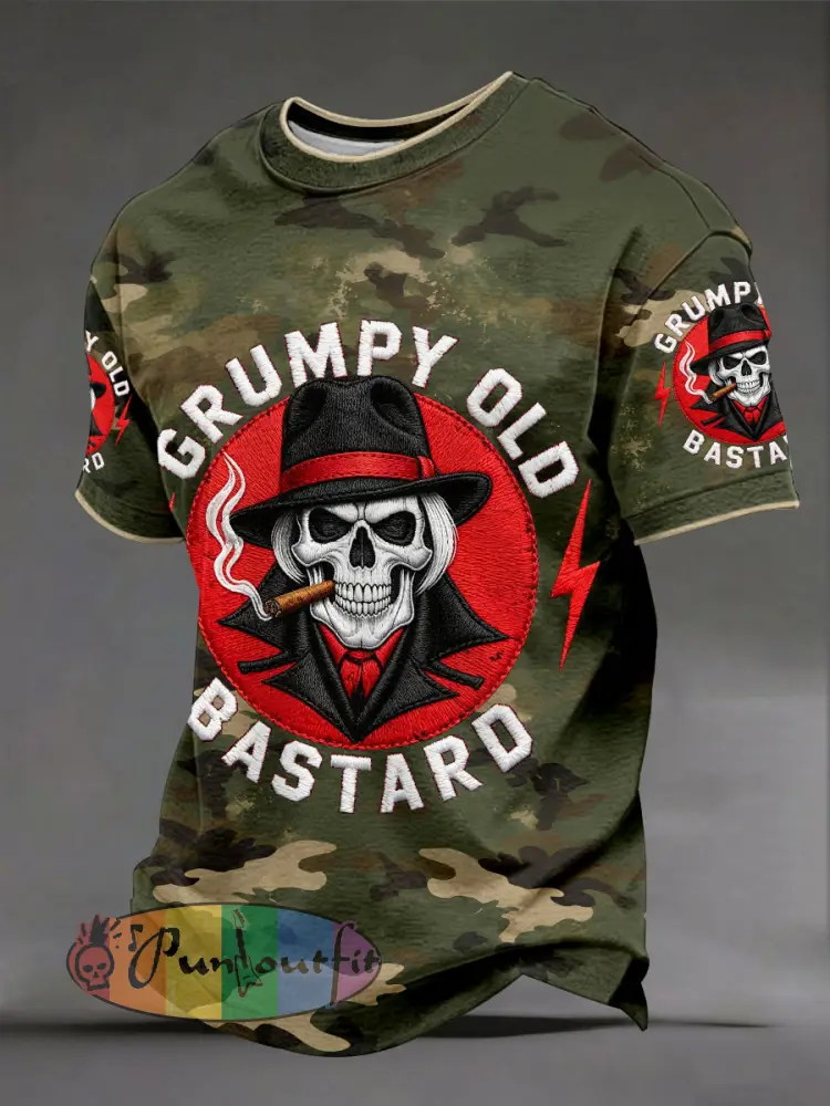 Men’s ’grumpy old bastard’ T-shirts